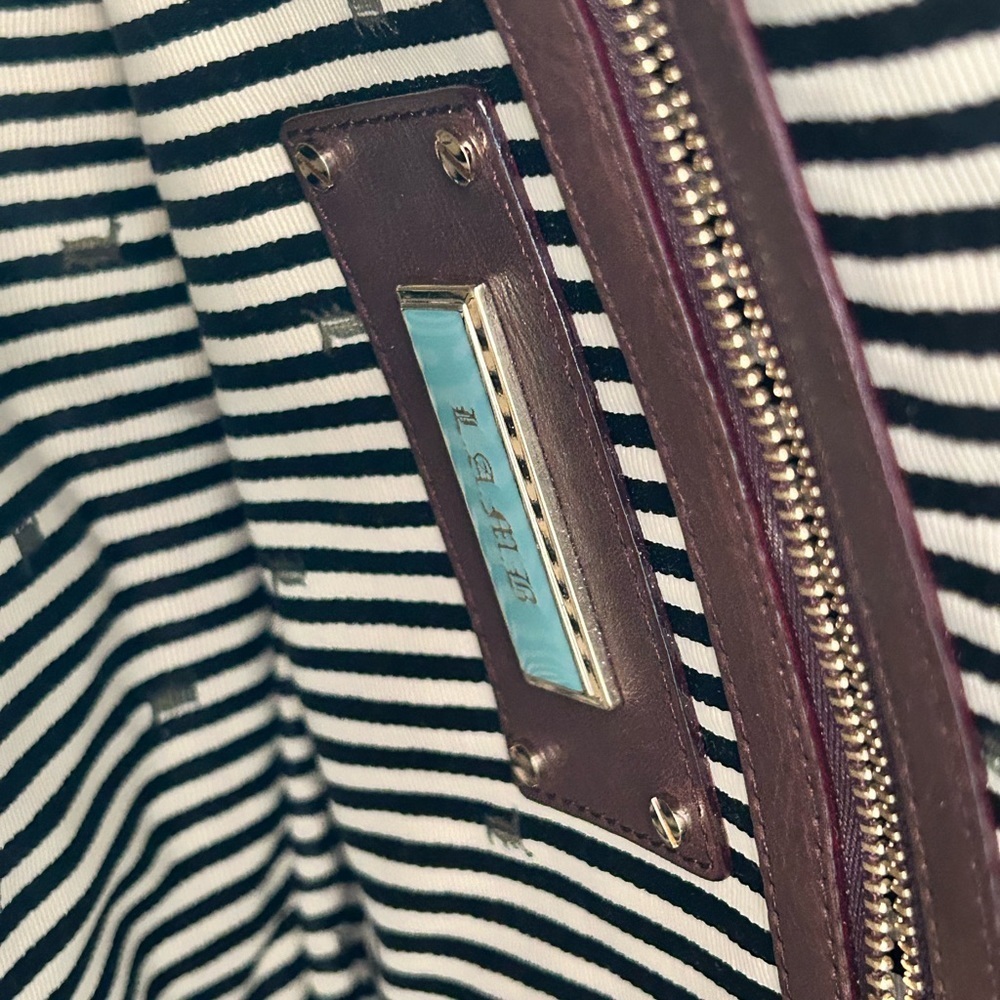 L.A.M.B. Brown Leather Shoulder Bag - Picture 13 of 15